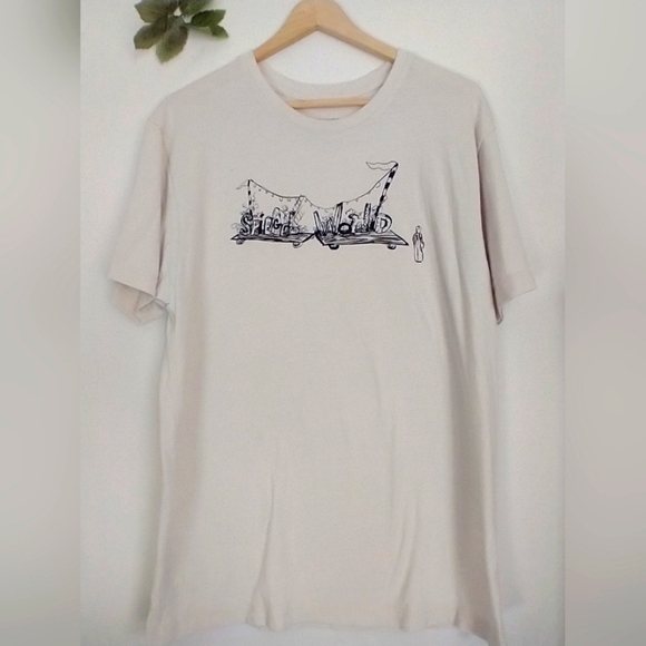Spiegel World T Shirt Size Large Cream Beige - Picture 2 of 7